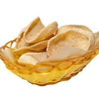 Brown prawn crackers